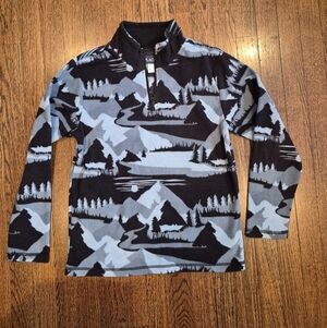 Children's Place Boys Quart Zip Fleece 10-12